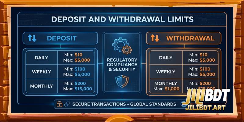 Deposit and Withdrawal Limits Explained