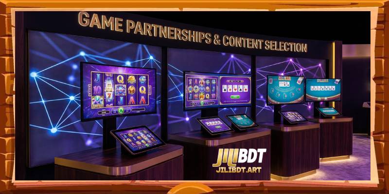 Game Partnerships and Content Selectio