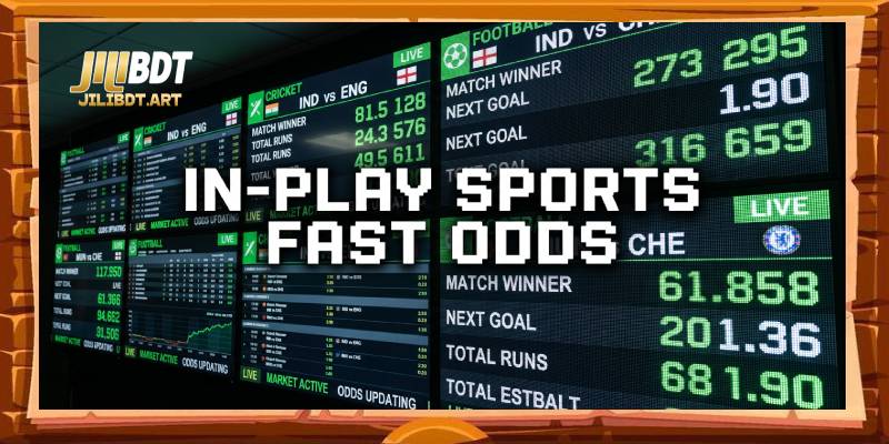 In-play sports: fast odds and clear market states